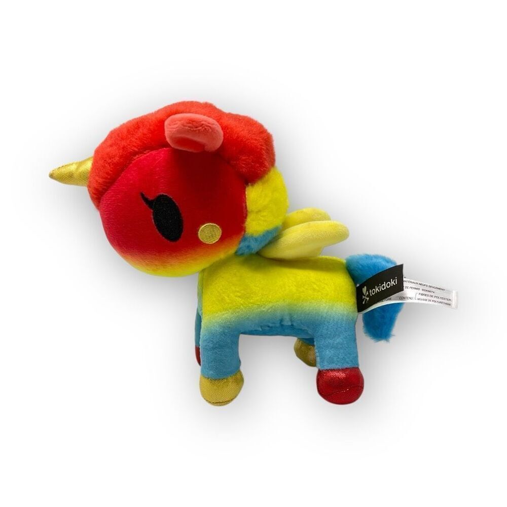 Tokidoki Unicorno Summer Plush Stuffed Animal Kawaii Unicorn 2019 9" Rainbow - Picture 2 of 11